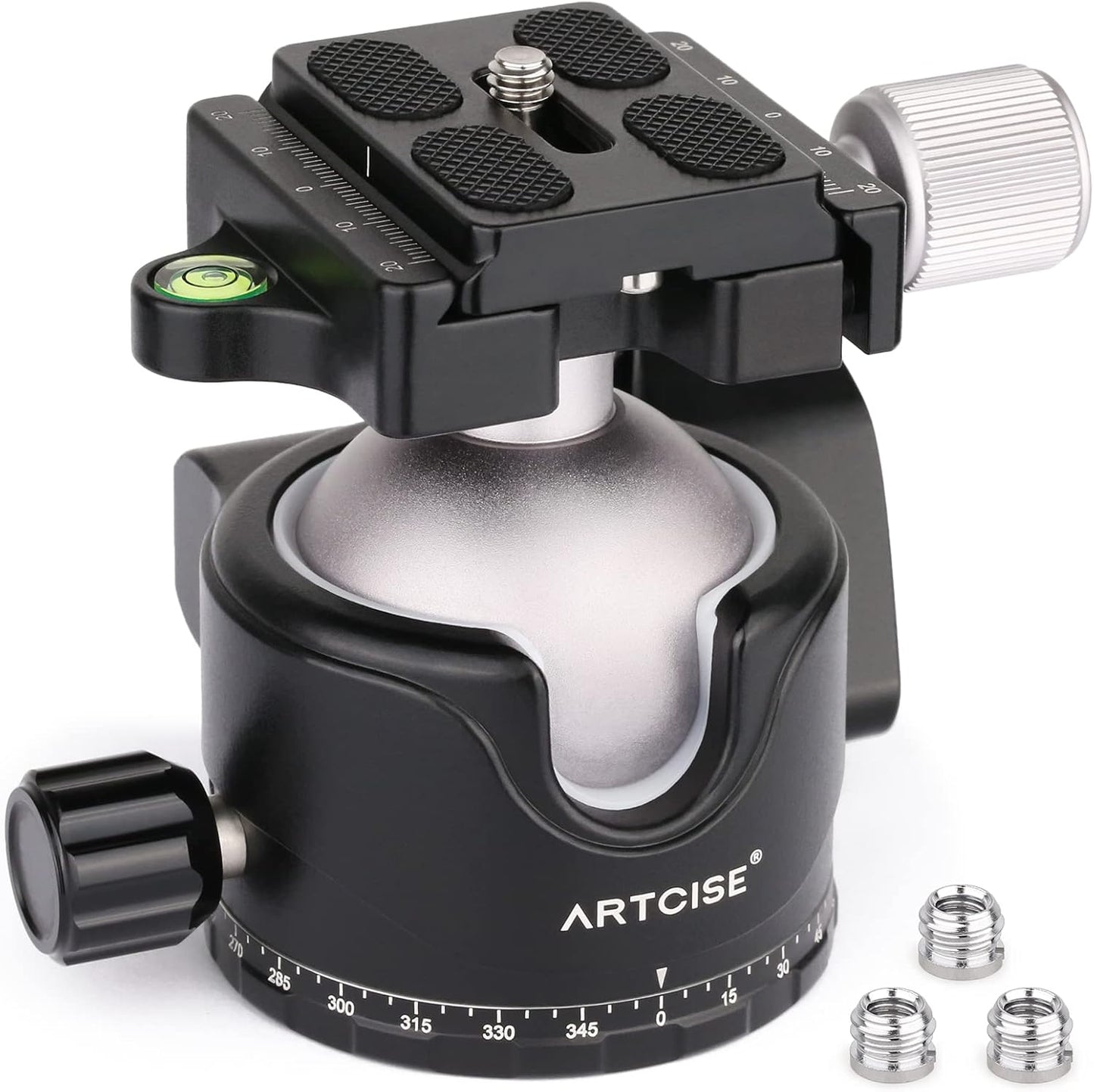 46mm Low Profile Tripod Head with 360 Degree Precision Adjustment