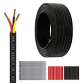 16 Gauge 3 Conductor Electrical Wire 100ft - Durable Low Voltage Cable