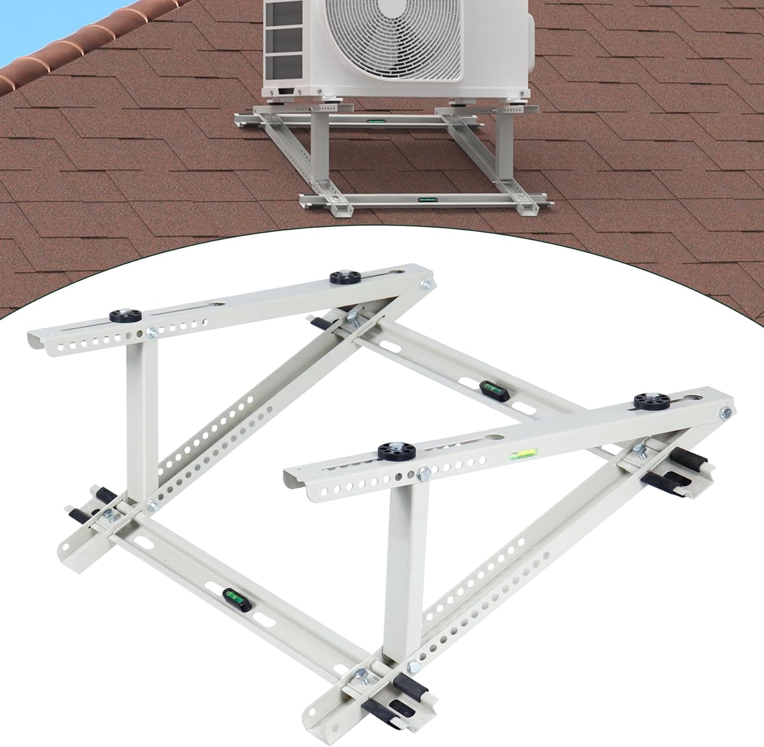 Adjustable Rooftop Bracket for AC Units