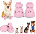 Dog Shoes Size 8 - Breathable Non-Slip Dog Booties for Hot Pavement