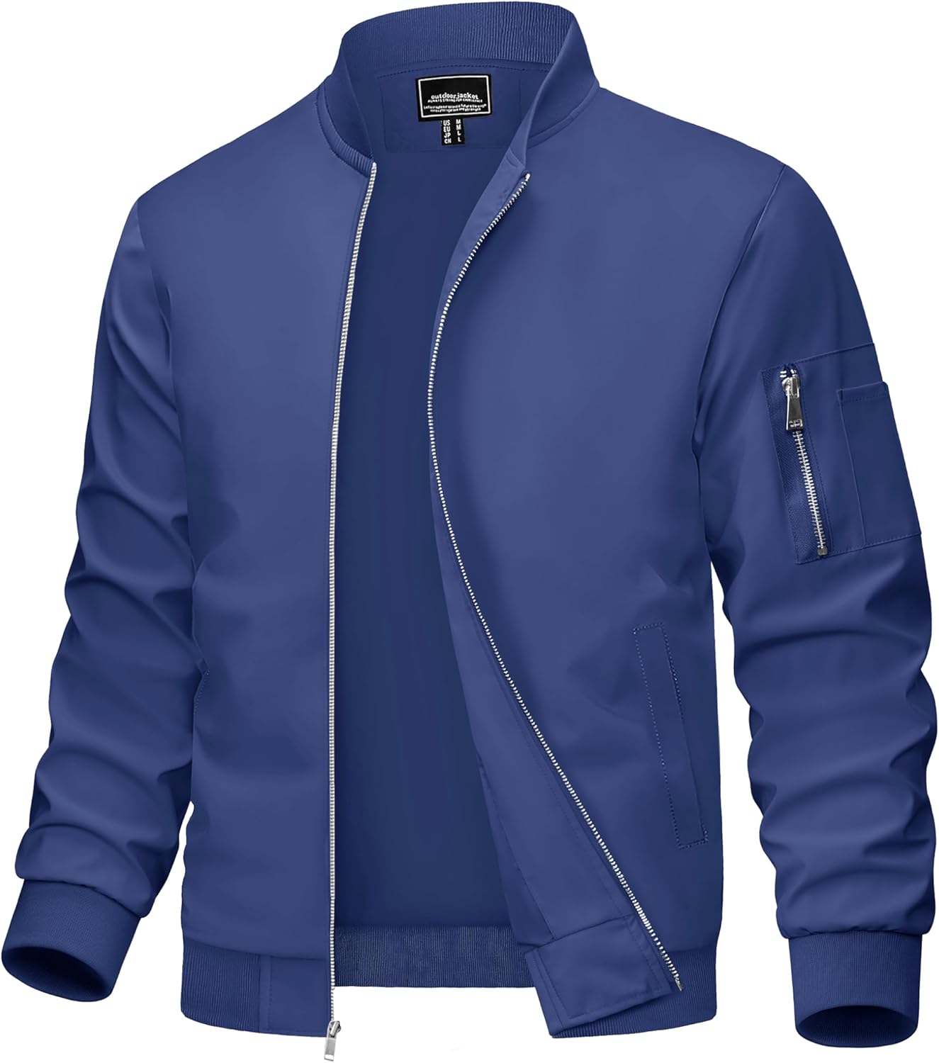 Lightweight Casual Windbreaker Bomber Jacket for Men