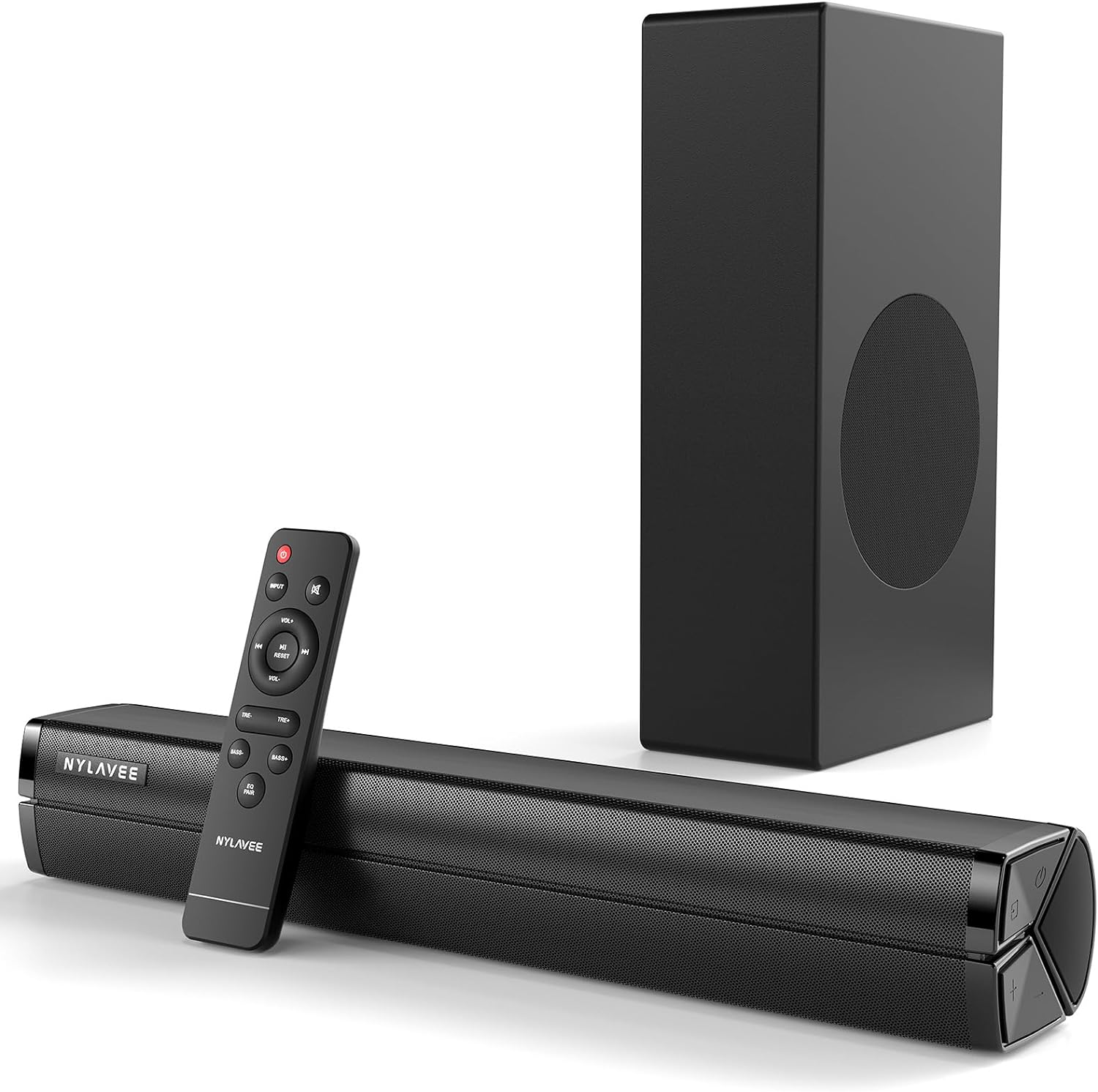 Nylavee 2.1ch Sound Bar: 100W Surround Sound + Subwoofer