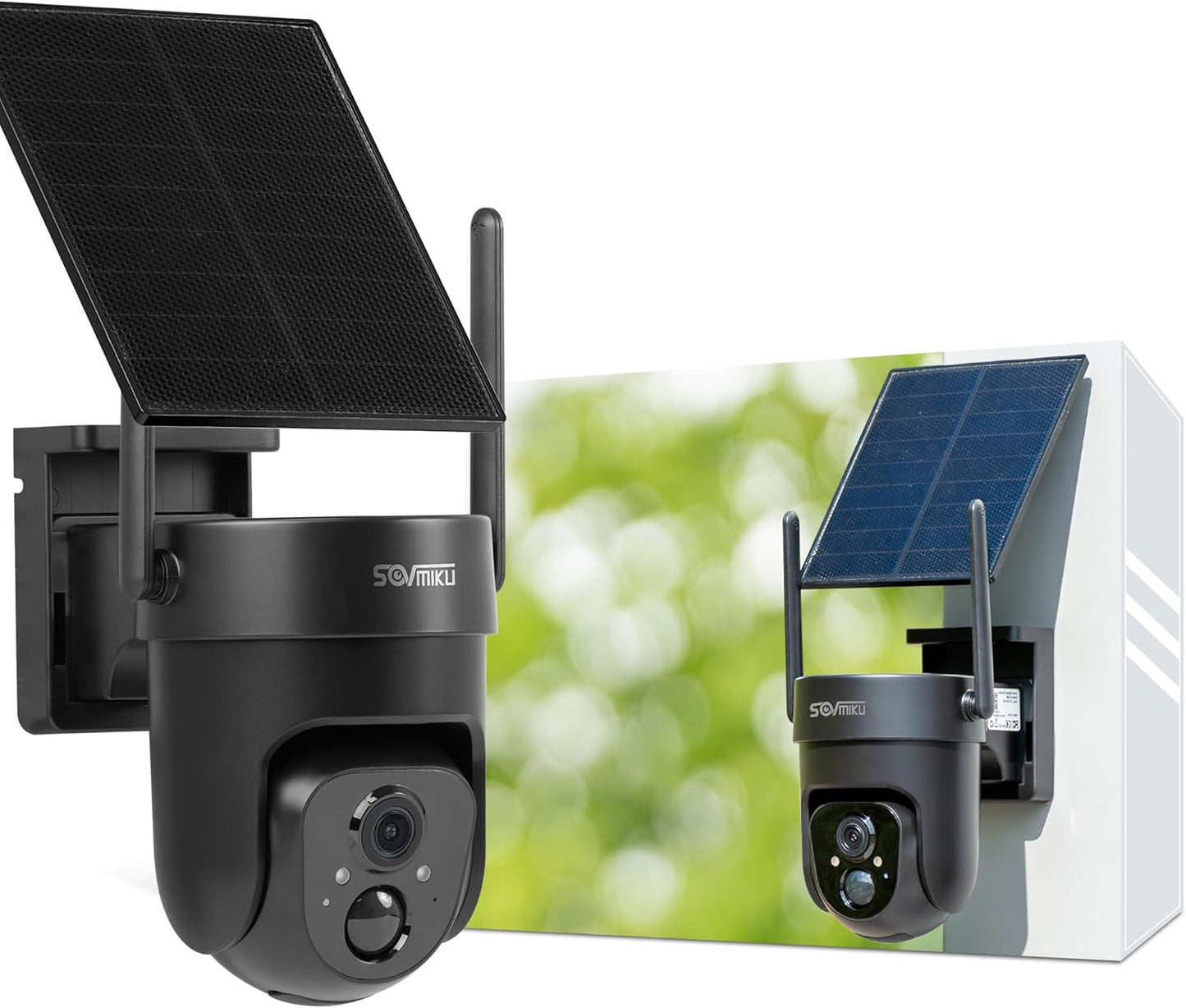 Vicohome QB 2K AI Solar Security Camera for Outdoor Use