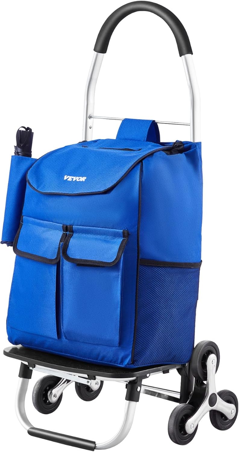 VEVOR Stair Climber Trolley Dolly for Effortless Grocery Transport