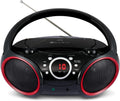 SINGING WOOD 030C Portable CD Player Boombox - Compact Stereo