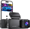 V300 Dash Cam: Crystal Clear 1296P Front Cam with WiFi & Night Vision