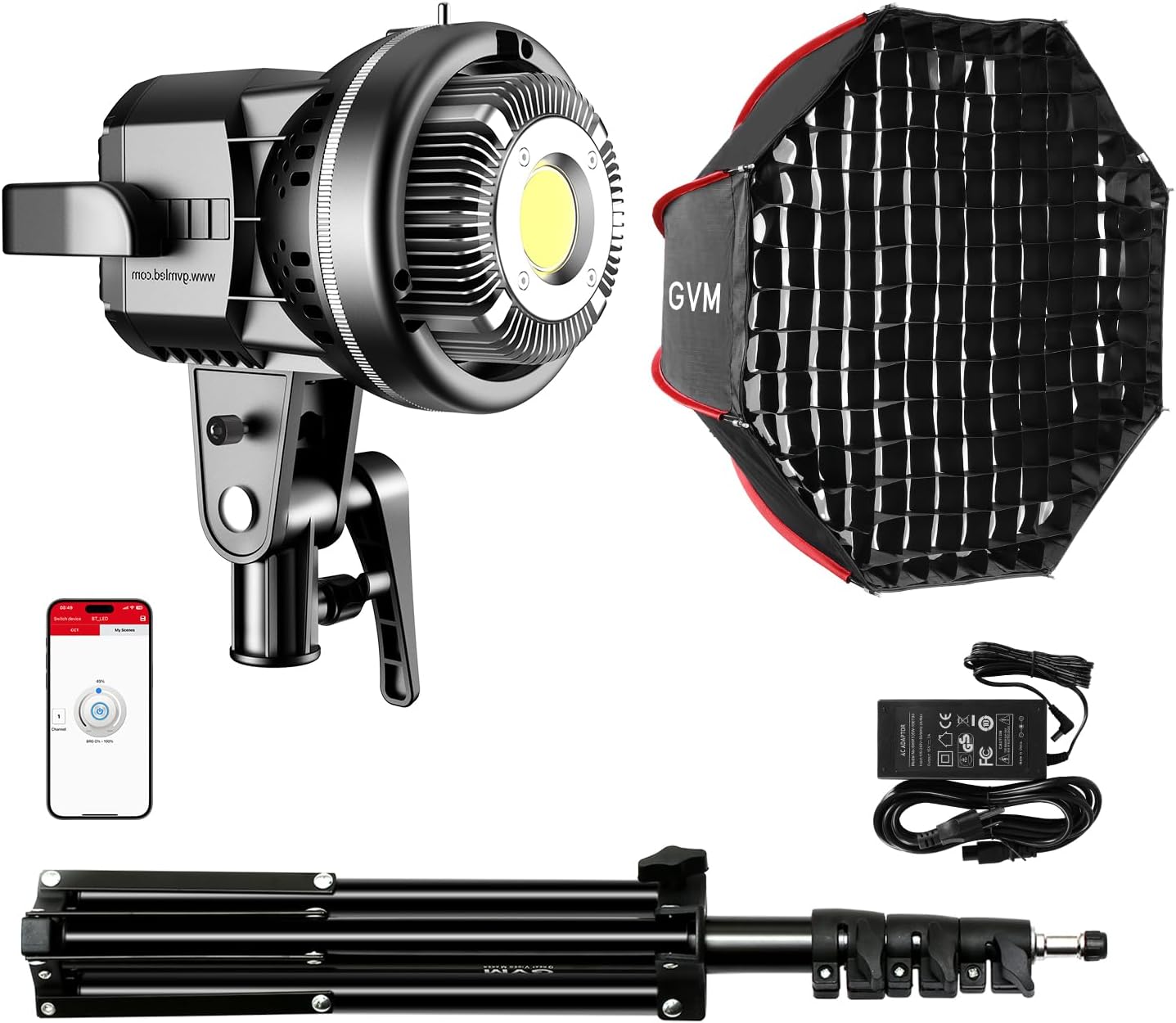 GVM 80W Video Light Softbox Kit for Photography and Video