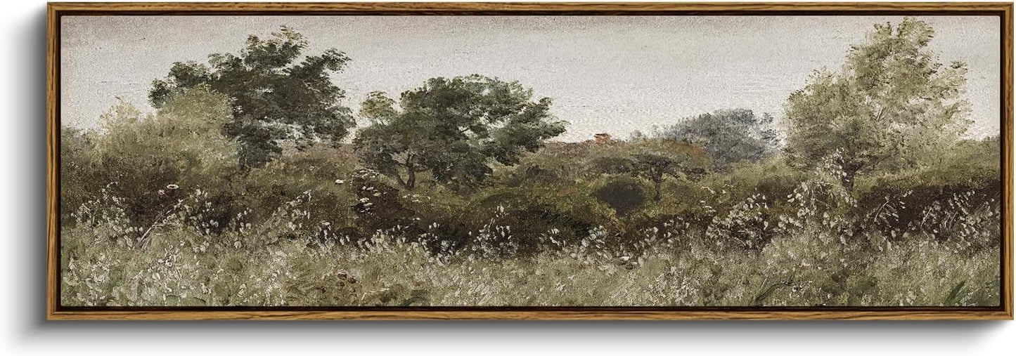 Extra Large Framed Vintage Wall Art for Country Farmhouse Decor