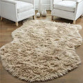 Gorilla Grip Fluffy Faux Fur Sheep Rug 3x5 - Ultra Soft 2in Pile