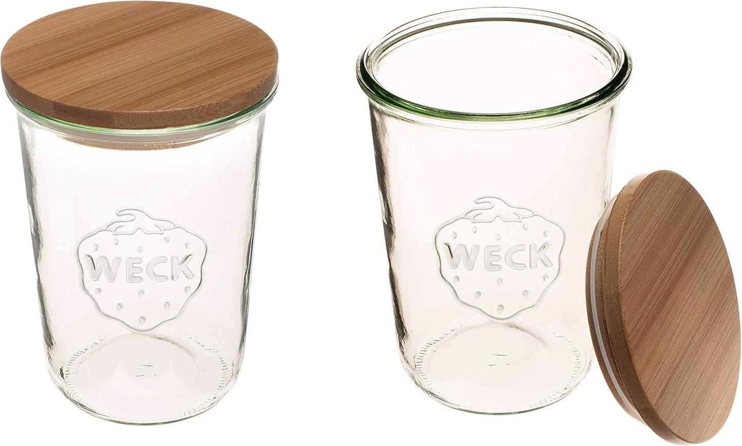 Weck Mold Jars - Eco-Friendly Glass Canning Jars Set of 2