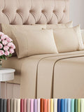 Queen 6 Piece Sheet Set - Cooling, Deep Pocket Luxury