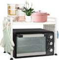 Expandable Microwave Stand Countertop - Heavy Duty 2 Tier Shelf