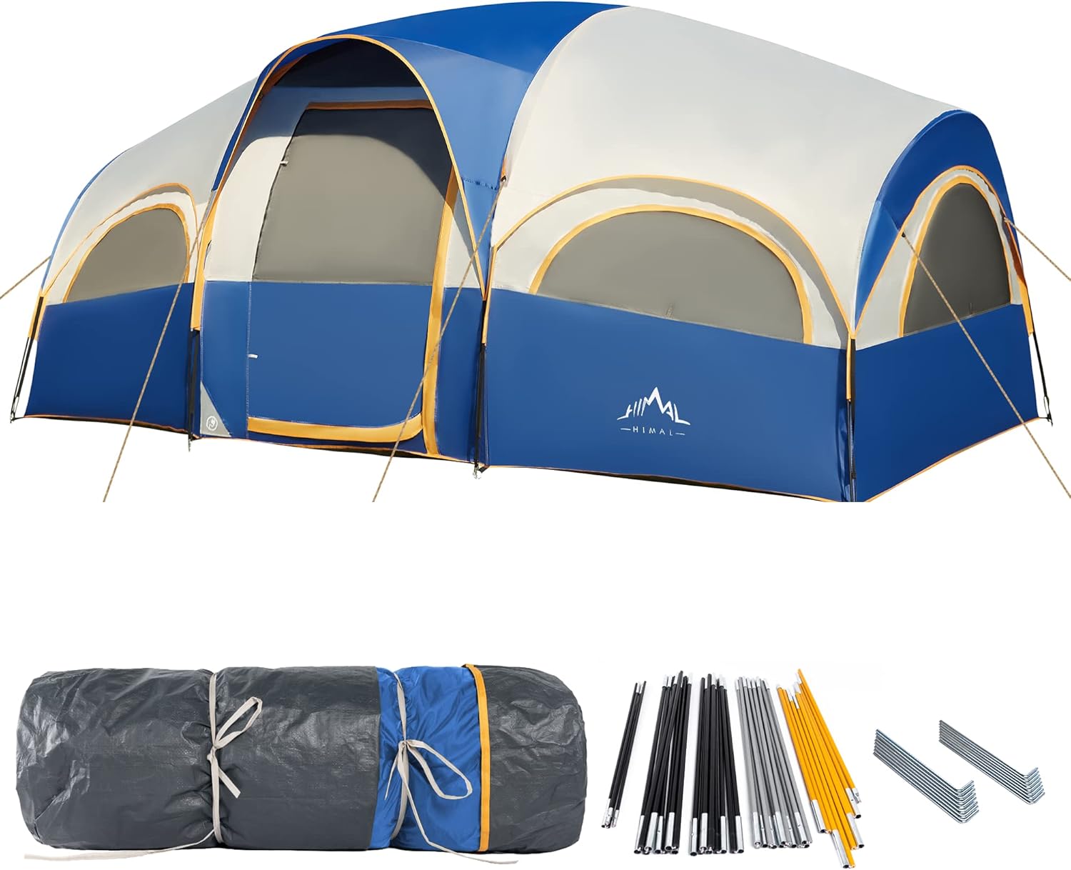 8 Person Camping Tent with Waterproof Design for Family Trips
