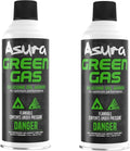 Asura Power Green Gas G-1000 Pack of 2 - Reliable Airsoft Propellant