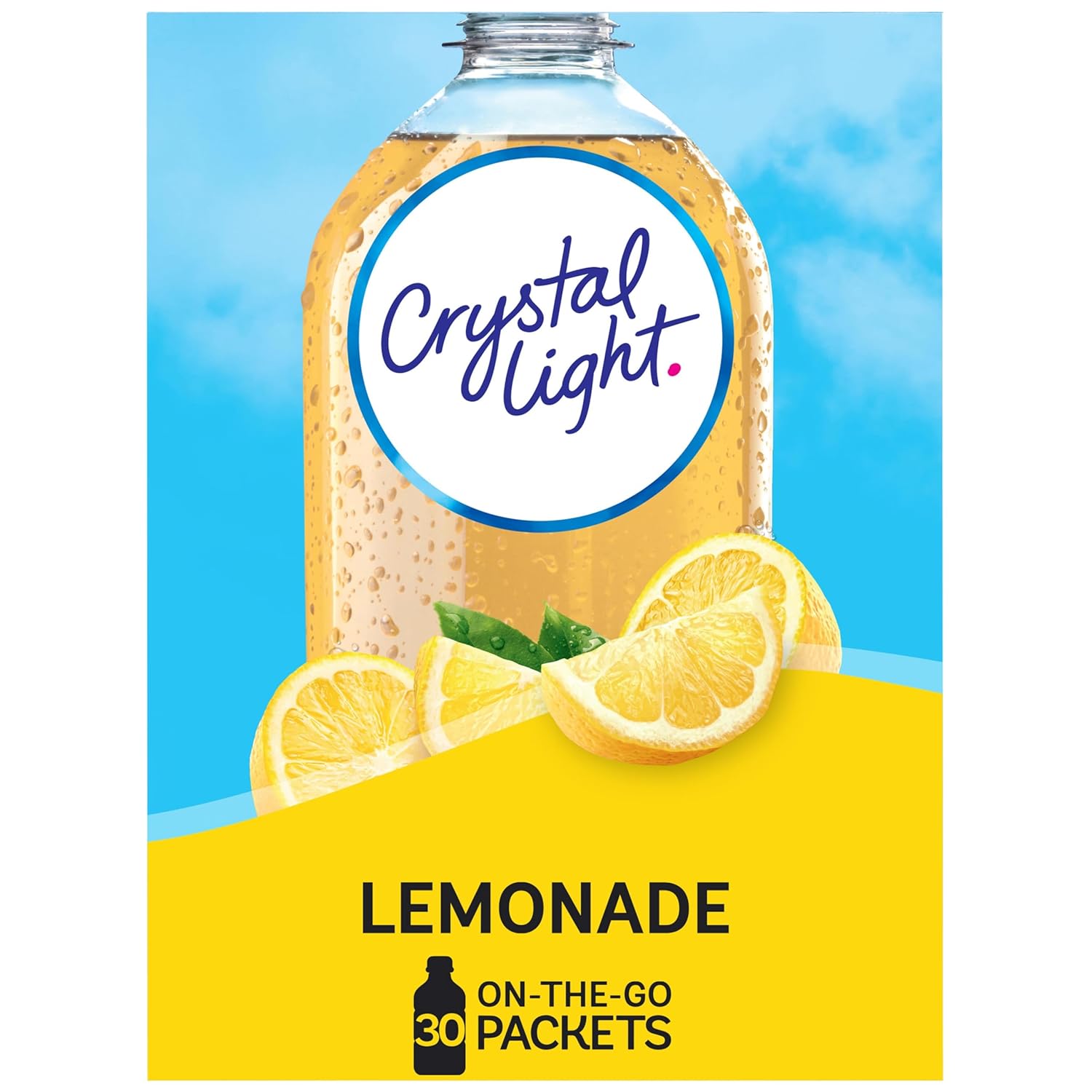 Crystal Light Lemonade Powdered Drink Mix for Refreshing Flavor