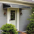1500 Series Aluminum Door Canopy with Sidewings - Durable Entry rain