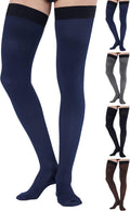 Thigh High Compression Socks for Men 20-30 mmHg - Over Knee Support