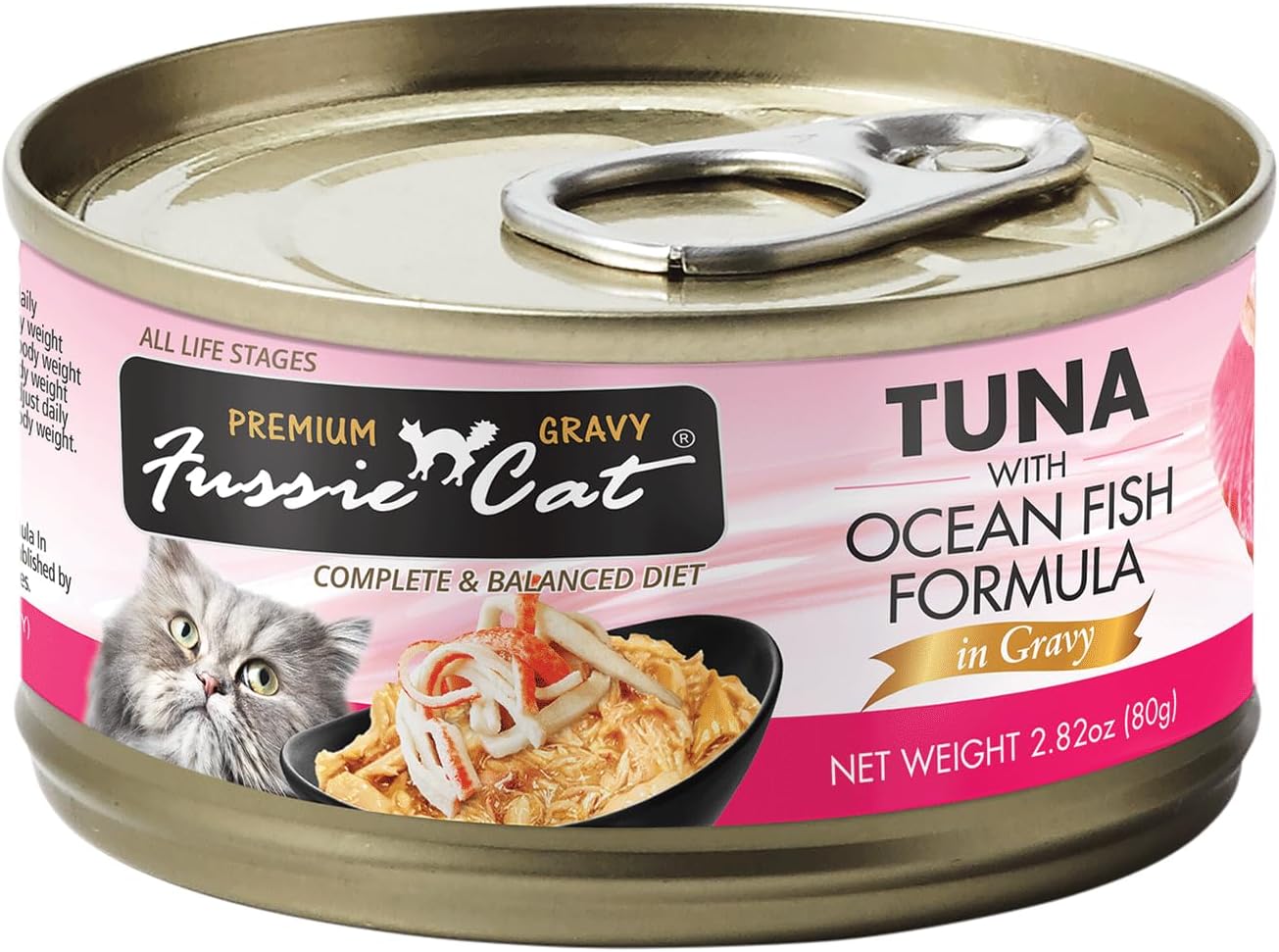 Fussie Cat Premium Tuna with Oceanfish in Gravy Wet Cat Food
