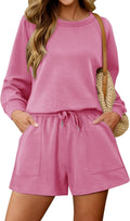 KISSMODA 2 Piece Sweatsuit Set for Women - Casual Lounge Tracksuit