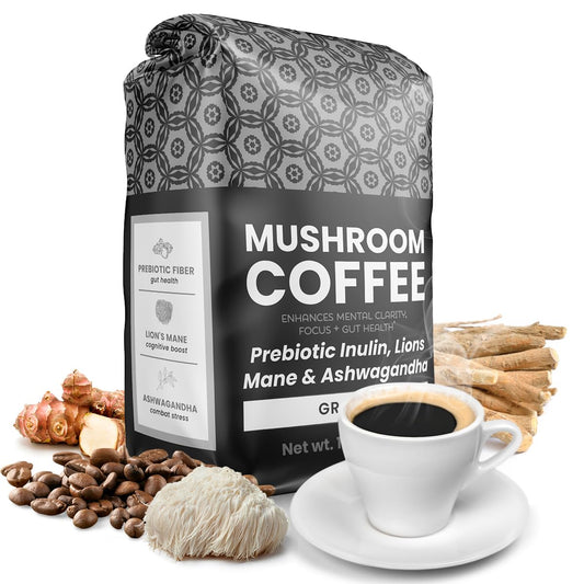 Gut Health Focus Boost with Mushroom Coffee
