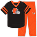 Outerstuff Toddler NFL Team V-Neck T-Shirt and Pants Outfit