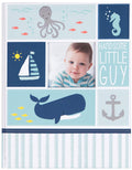 C.R. Gibson First 5 Years Memory Book - Blue Nautical Baby Album