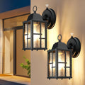 Dusk to Dawn Outdoor Wall Lights - Waterproof Front Porch Sconce