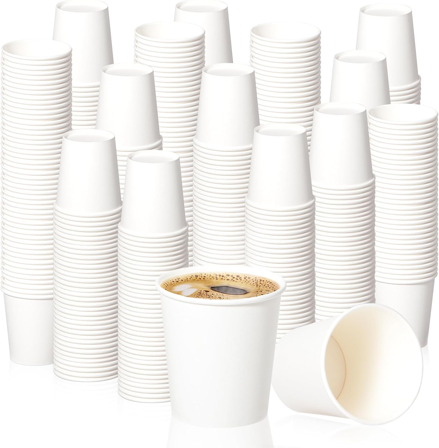 Premium 6 oz Disposable Paper Coffee Cups for Any Occasion