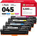 045 Toner Cartridge Set 4-Pack Replacement for Canon 045 - Reliable