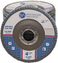 Benchmark Abrasives 4.5 in T29 Zirconia Flap Discs - 40 Grit Pack