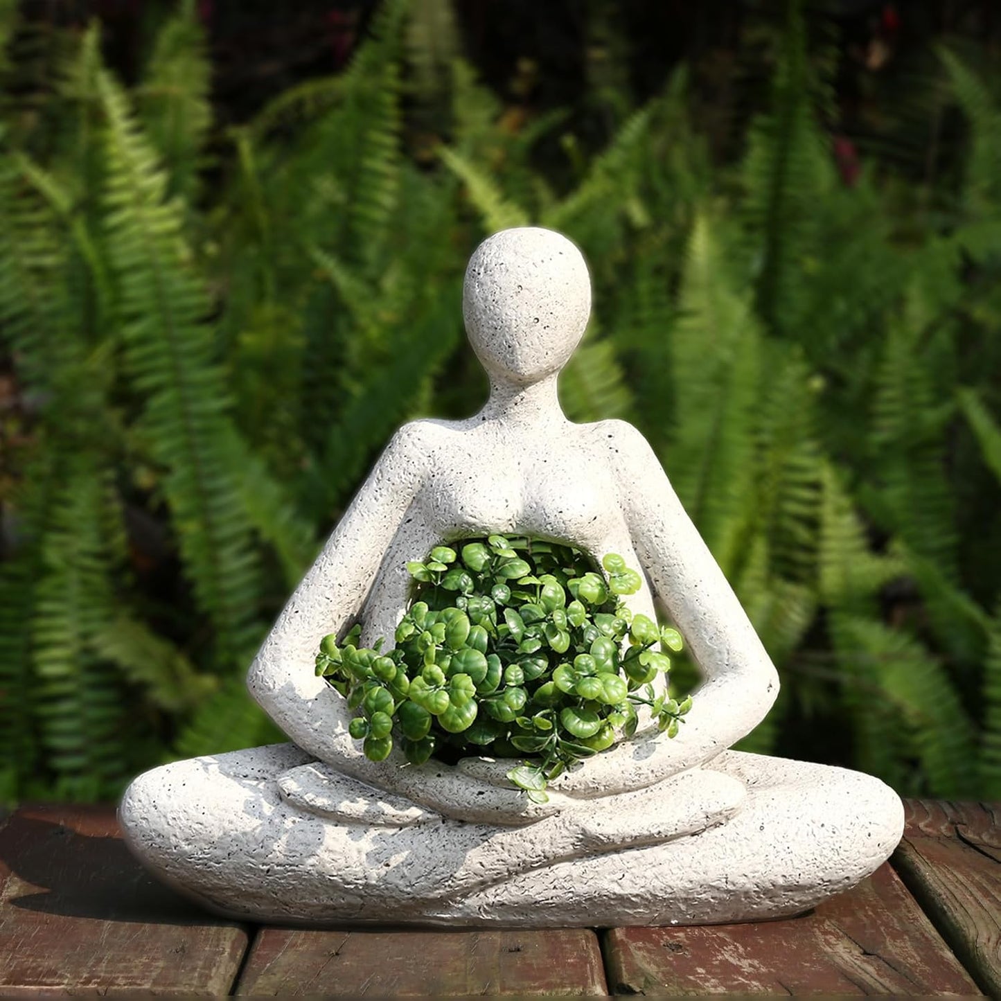 Unique Head Face Planter for Indoor Outdoor Plants - Aclema