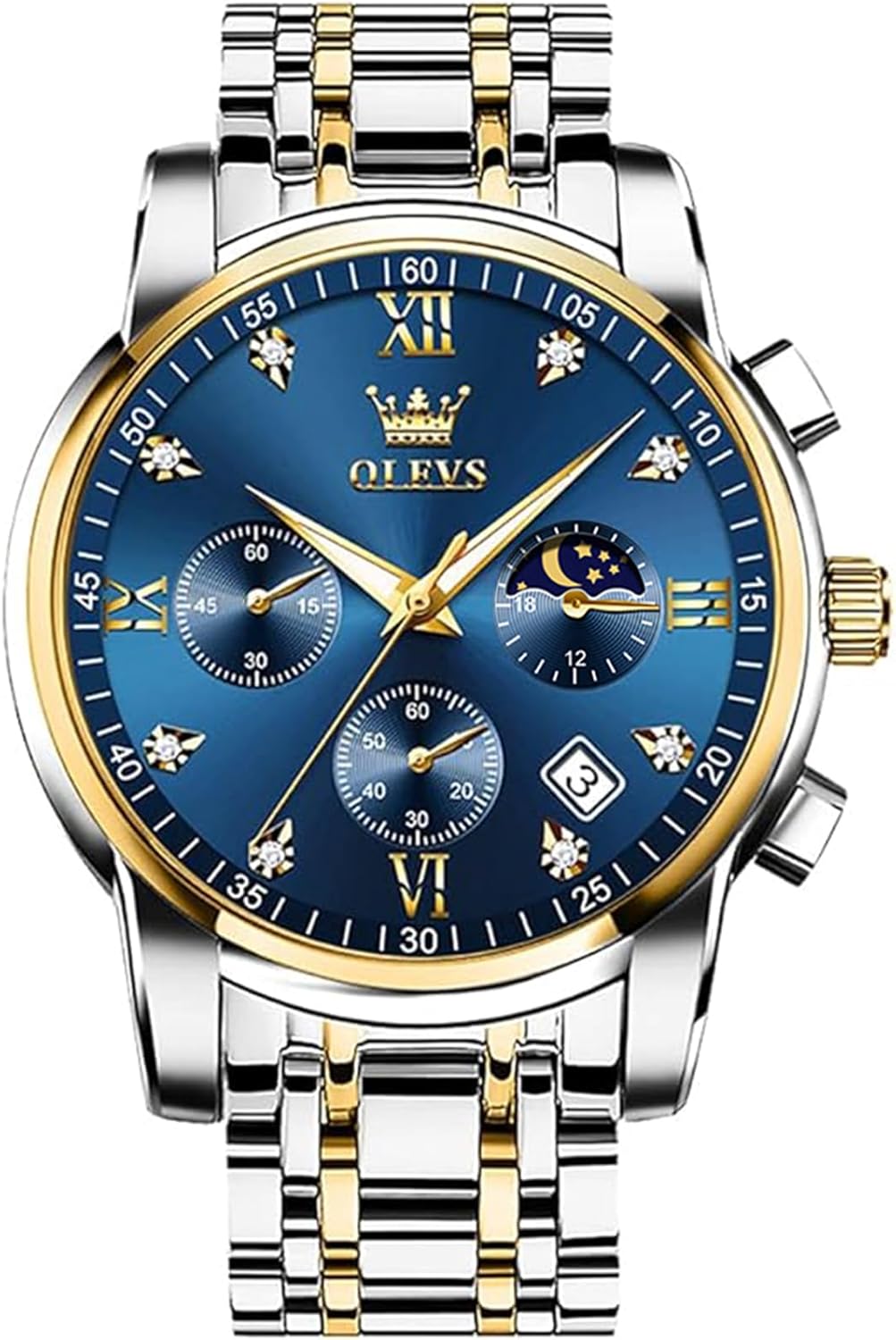 Luminous Chronograph Quartz Watch - OLEVS Men