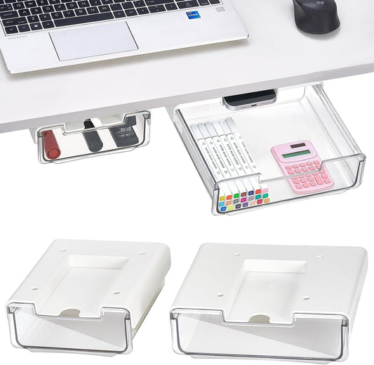 OrgaFocus Under Desk Drawer 2-Pack: Hidden Storage Solutions