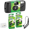 Fujifilm QuickSnap Flash 400 Disposable 35mm Camera Bundle - Easy
