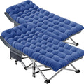 DoCred Oversized XXL Folding Camping Cot with Mattress for Comfort