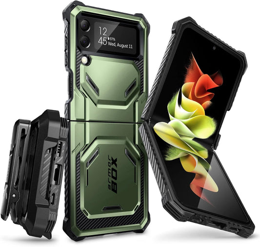 Rugged Full-Body Case for Samsung Galaxy Z Flip 4 5G - Shockproof