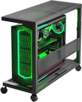 Moricher Computer Tower Stand - Height Adjustable 2-Tier PC Stand