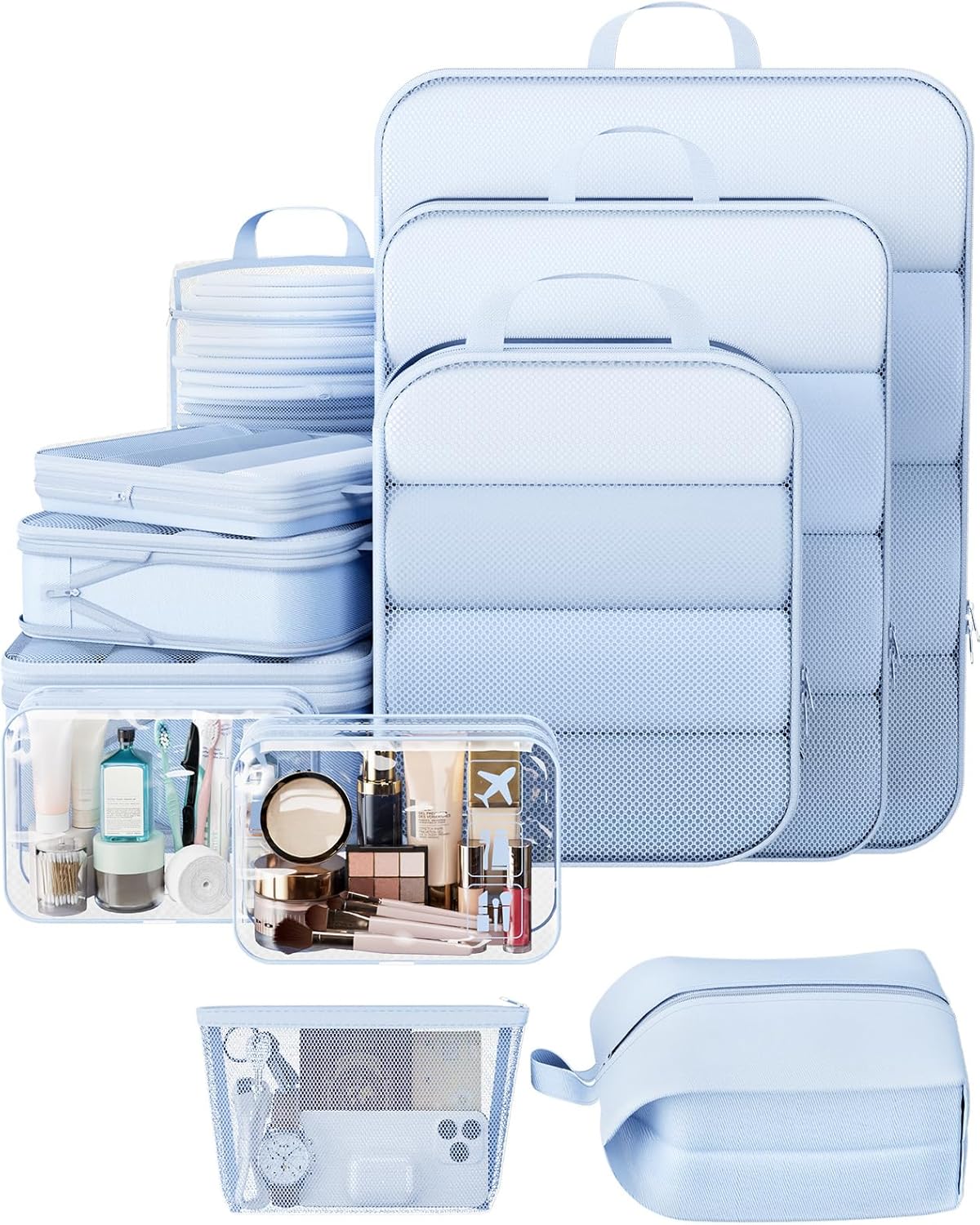 Veken 11 Set Compression Packing Cubes for Travel Essentials