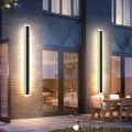 2 Pack 59in Long Outdoor LED Wall Lights - Warm White Porch Lighting