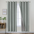 Joydeco Sage Green Curtains for Bedroom 2 Panels Set - 100% Blackout