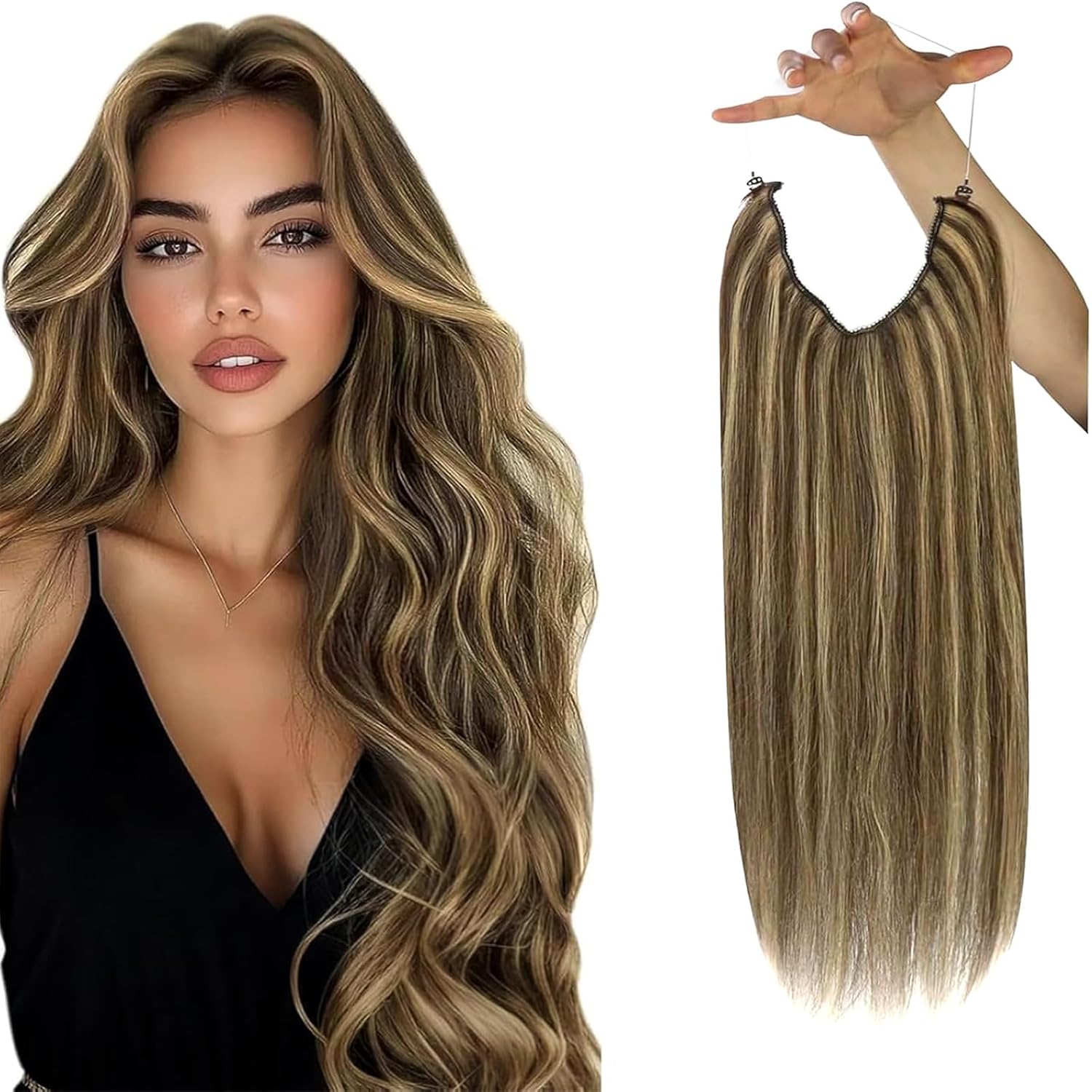Sunny Wire Hair Extensions for Effortless Volume and Length