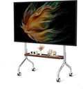 Mobile TV Cart Easel Rolling TV Stand for 32 to 75 in - Locking Wheels
