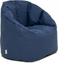Milano Outdoor Navy Marine Bean Bag Chair - Weather-Ready Comfort