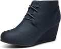 Wedge Boots Women's Ankle Booties - Comfortable 2.75in Wedge Heel