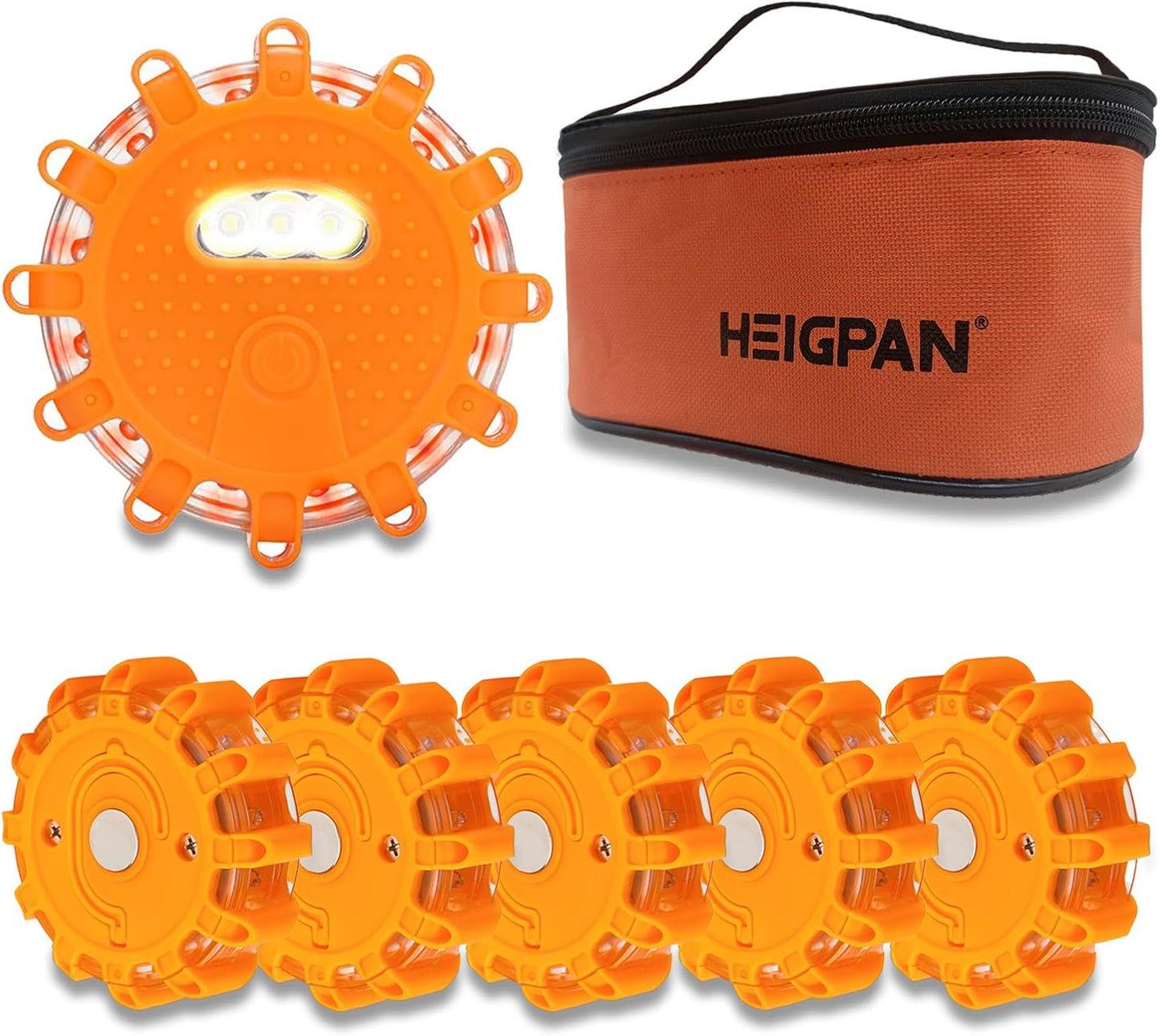 GP906 LED Road Flares Safety Flashing Warning Lights Kit