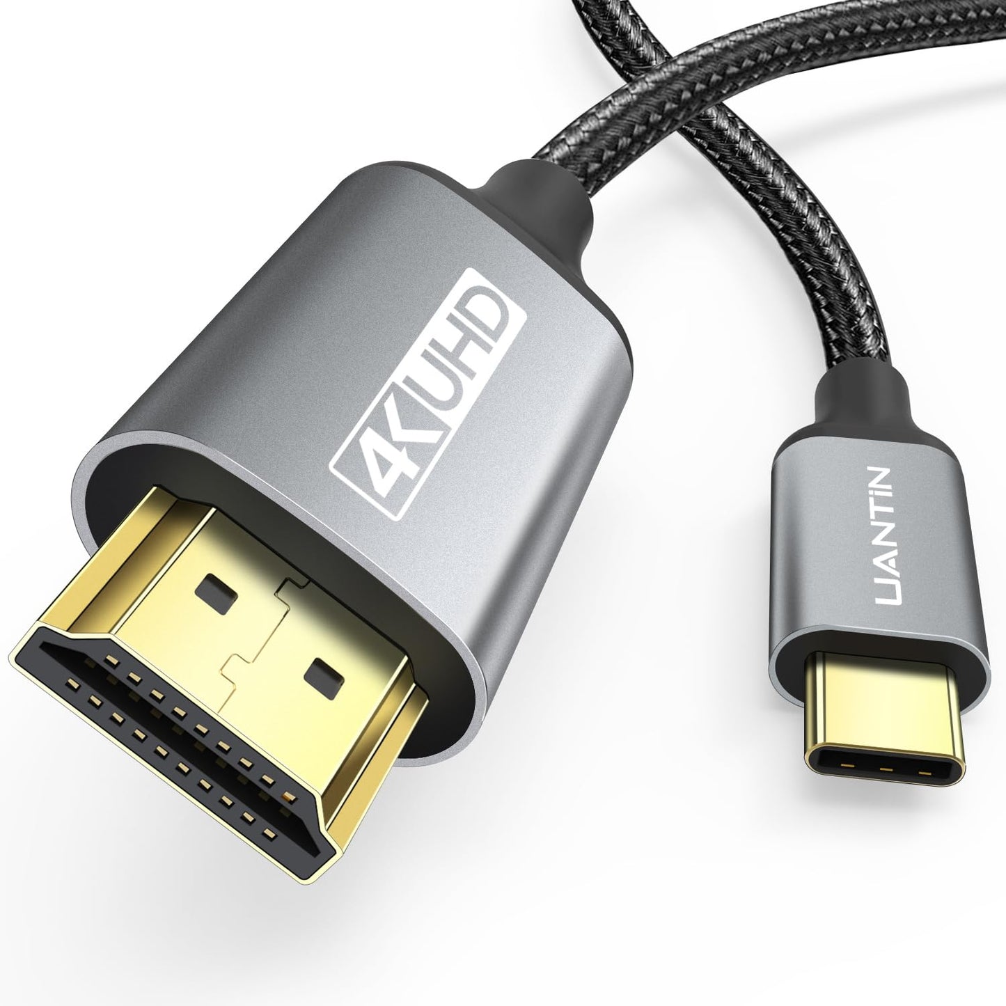 4K High-Speed USB C to HDMI Cable for MacBook, Galaxy, iPhone - UANTIN