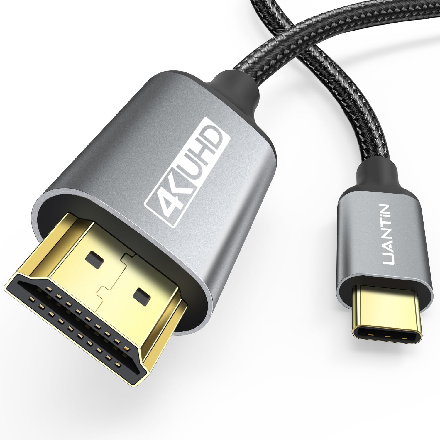 4K High-Speed USB C to HDMI Cable for MacBook, Galaxy, iPhone - UANTIN