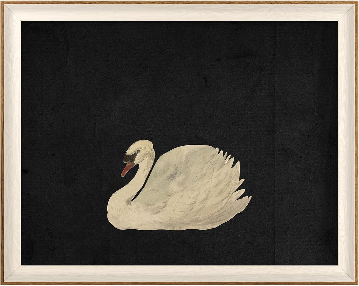 VIYYIEA Framed Wall Art for Living Room - Vintage Swan Canvas