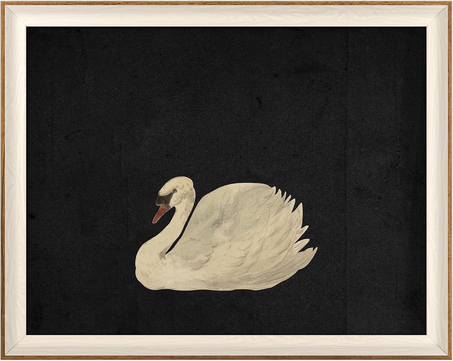 VIYYIEA Framed Wall Art for Living Room - Vintage Swan Canvas