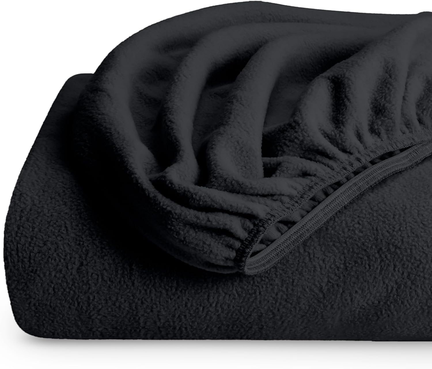 Bare Home Super Soft Fleece Fitted Sheet for Cozy Comfort